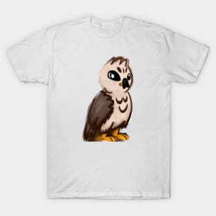 Cute Hawk Drawing T-Shirt